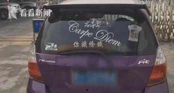 女子牵绳遛国产轿车视频,女子牵绳遛车萌态十足